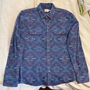 Faherty Good Feather Legend Button Up Casual Shirt